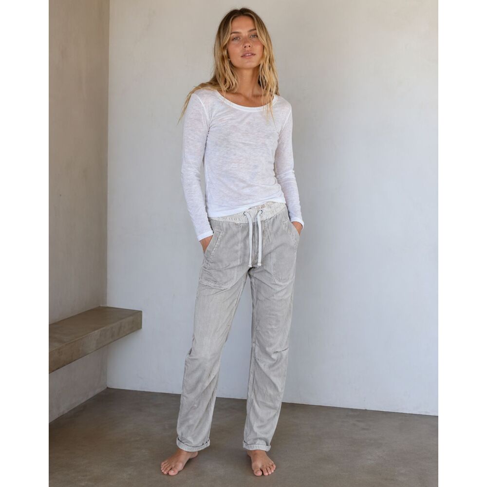 Standard JAMES PERSE Gray Estilo Drawstring Pants Trousers  Women's Size 1 Small